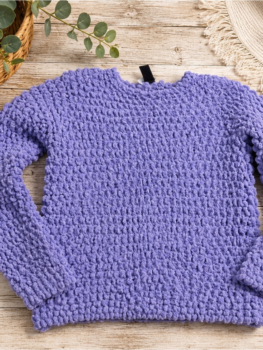 Limited Too Purple Textured Blouse #374